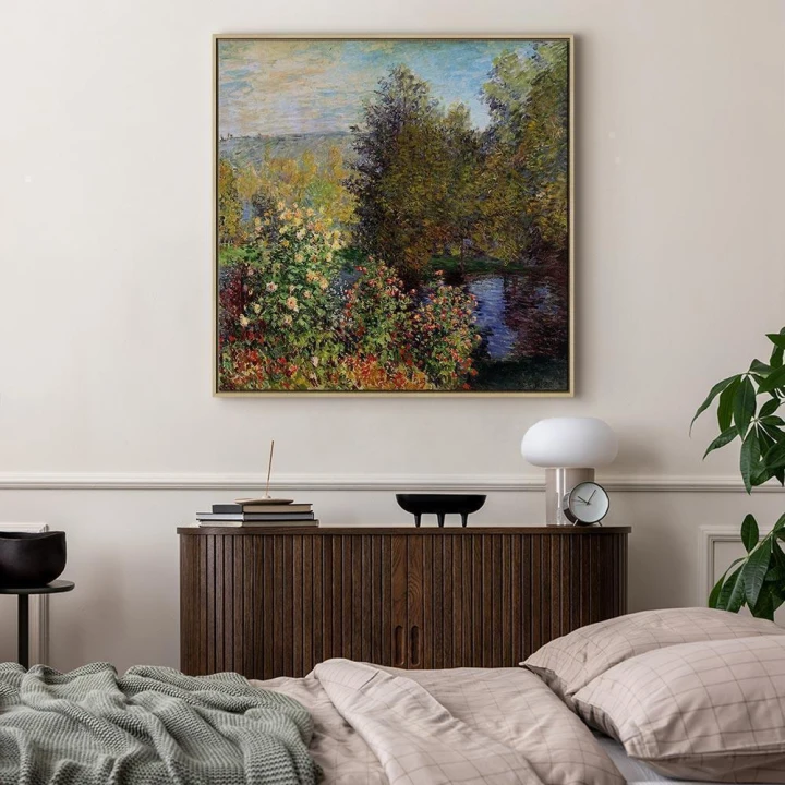 Obraz - Claude Monet – Kącik ogrodowy w Montgeron