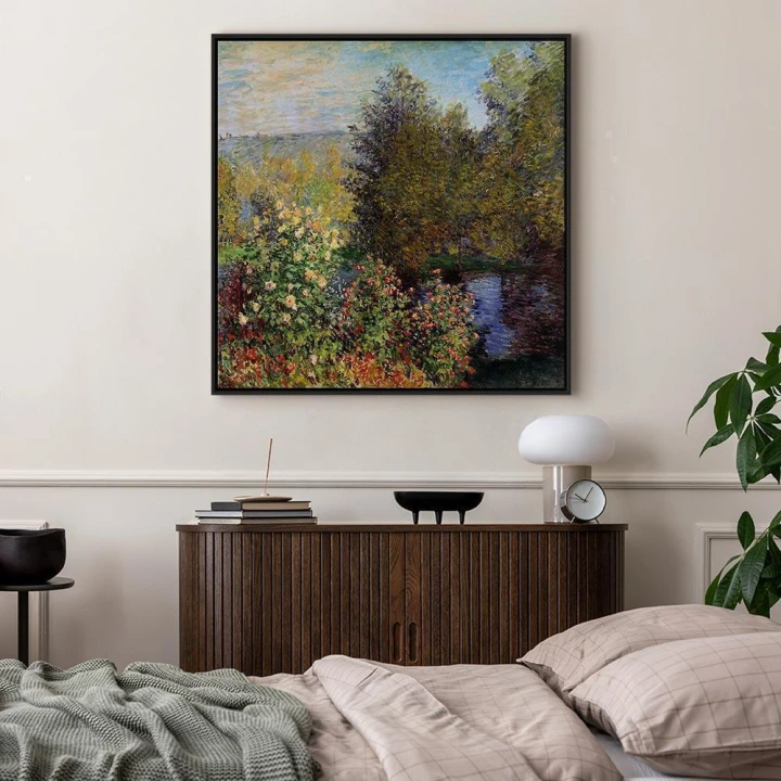 Obraz - Claude Monet – Kącik ogrodowy w Montgeron