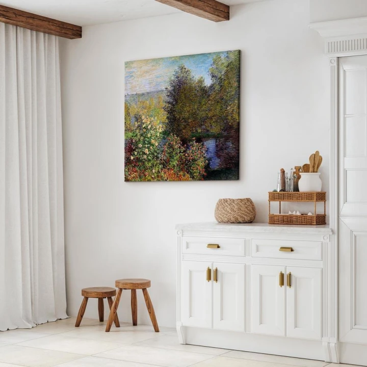 Obraz - Claude Monet – Kącik ogrodowy w Montgeron
