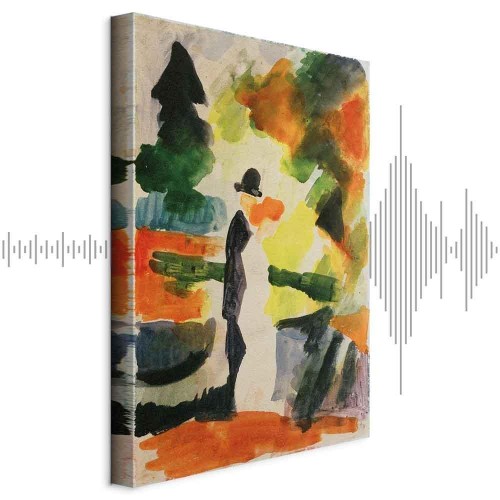 Obraz - August Macke – Para w parku