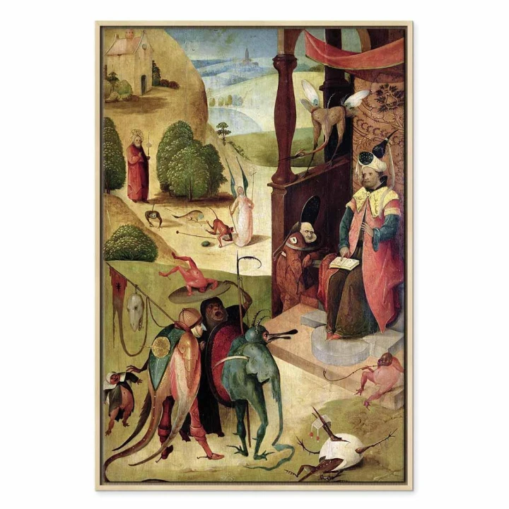 Obraz - Hieronim Bosch – Święty Jakub i czarnoksiężnik