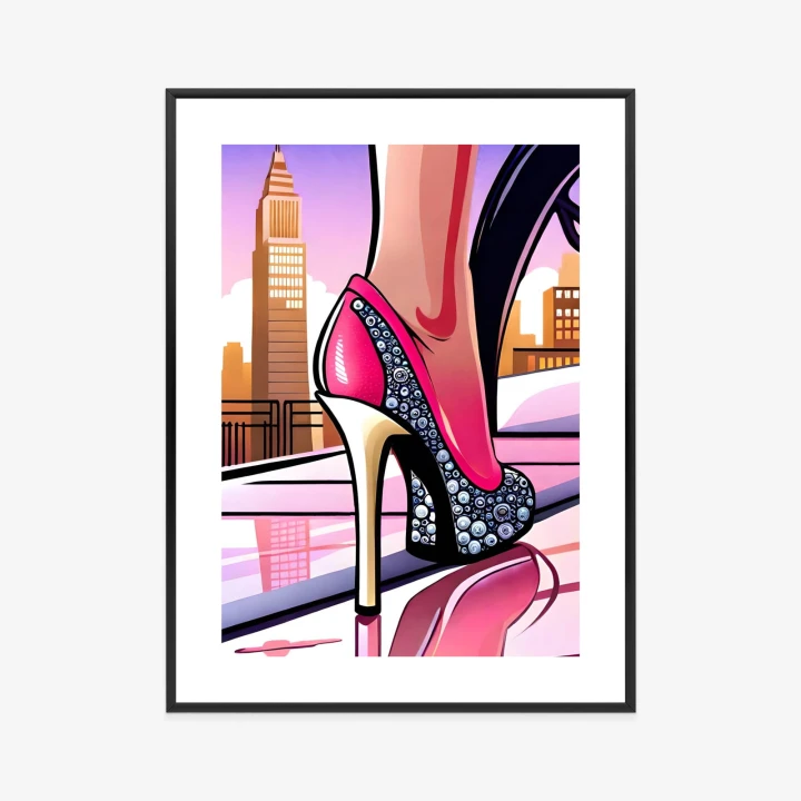 Plakat Brylantowe Szpilki Na Ulicach Nowego Jorku