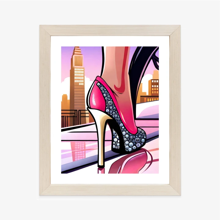 Plakat Brylantowe Szpilki Na Ulicach Nowego Jorku