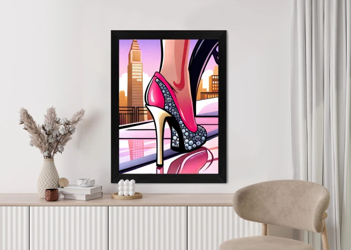 Plakat Brylantowe Szpilki Na Ulicach Nowego Jorku