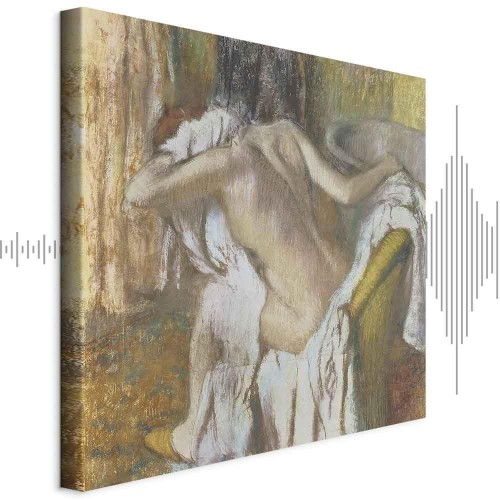 Obraz - Edgar Degas – Dziewczyna wycierająca się