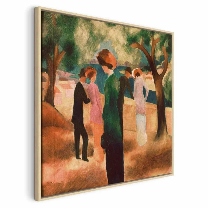 Obraz - August Macke – Kobieta w zielonym żakiecie