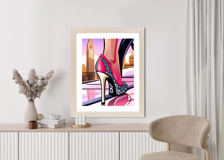 Plakat Brylantowe Szpilki Na Ulicach Nowego Jorku