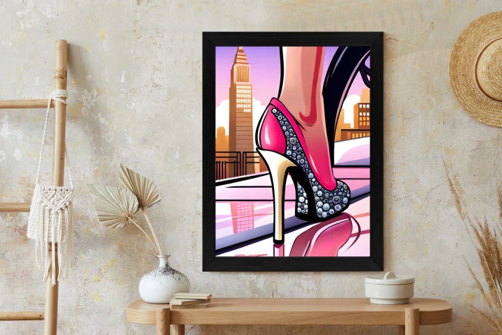 Plakat Brylantowe Szpilki Na Ulicach Nowego Jorku