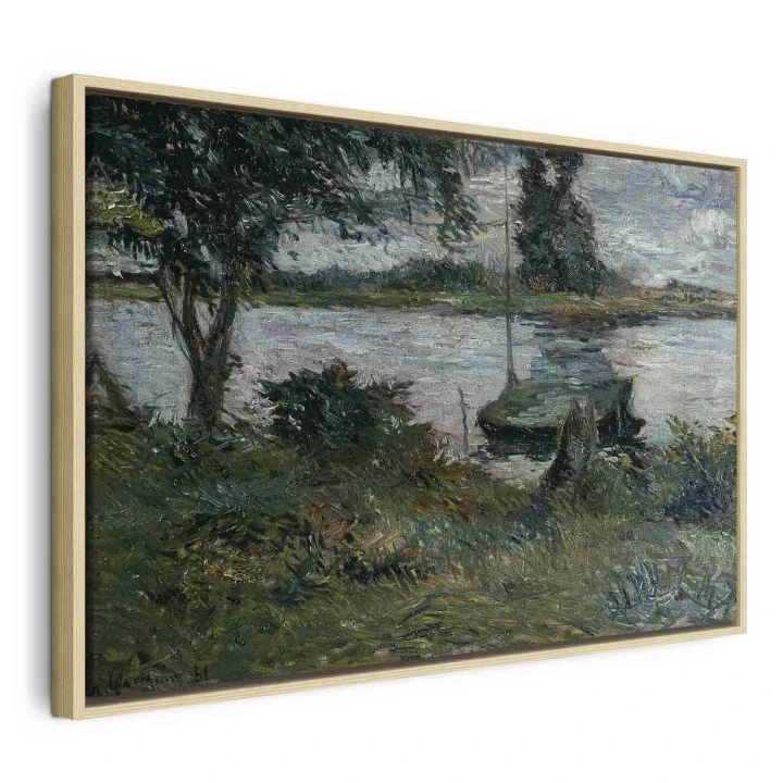 Obraz - Paul Gauguin – Flußufer