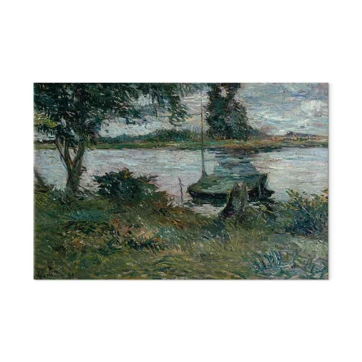 Obraz - Paul Gauguin – Flußufer
