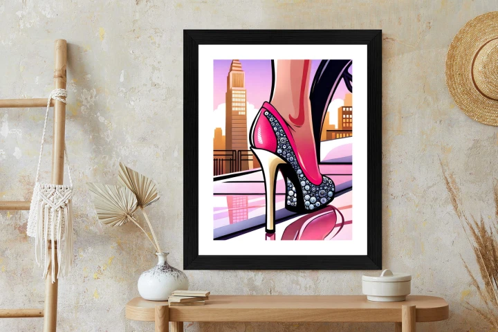 Plakat Brylantowe Szpilki Na Ulicach Nowego Jorku