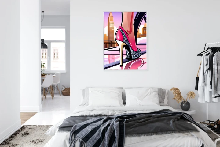 Plakat Brylantowe Szpilki Na Ulicach Nowego Jorku