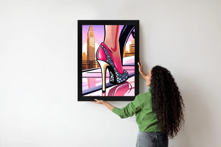 Plakat Brylantowe Szpilki Na Ulicach Nowego Jorku