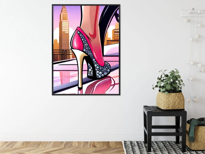 Plakat Brylantowe Szpilki Na Ulicach Nowego Jorku