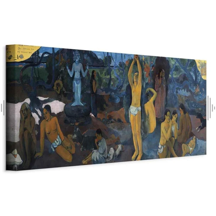 Obraz - Paul Gauguin – Skąd przyszliśmy? Kim jesteśmy? Dokąd idziemy?