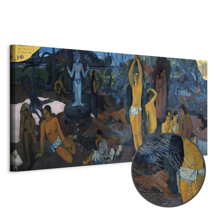 Obraz - Paul Gauguin – Skąd przyszliśmy? Kim jesteśmy? Dokąd idziemy?