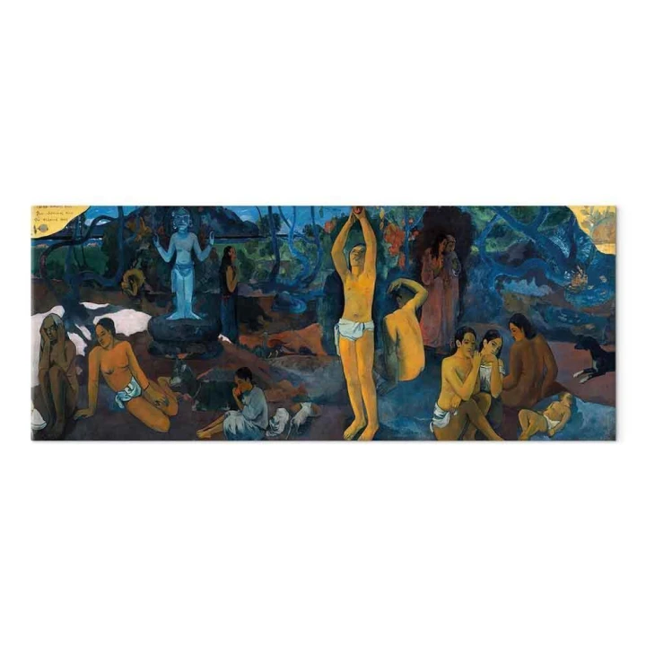 Obraz - Paul Gauguin – Skąd przyszliśmy? Kim jesteśmy? Dokąd idziemy?