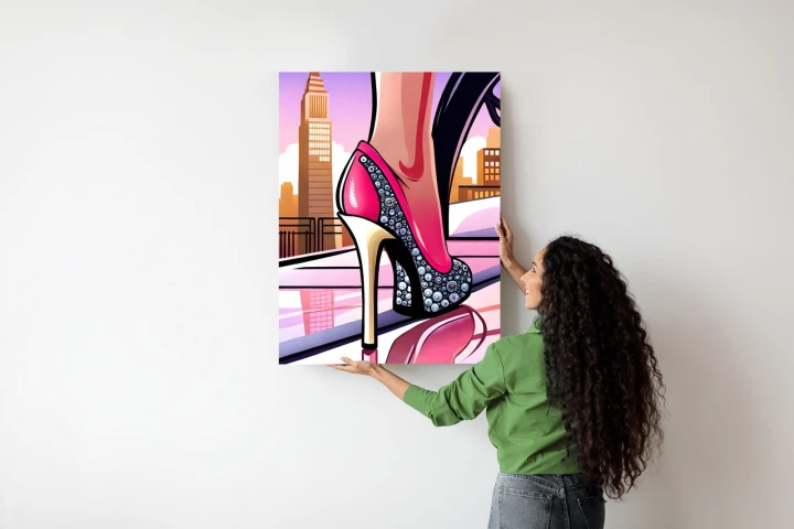 Plakat Brylantowe Szpilki Na Ulicach Nowego Jorku