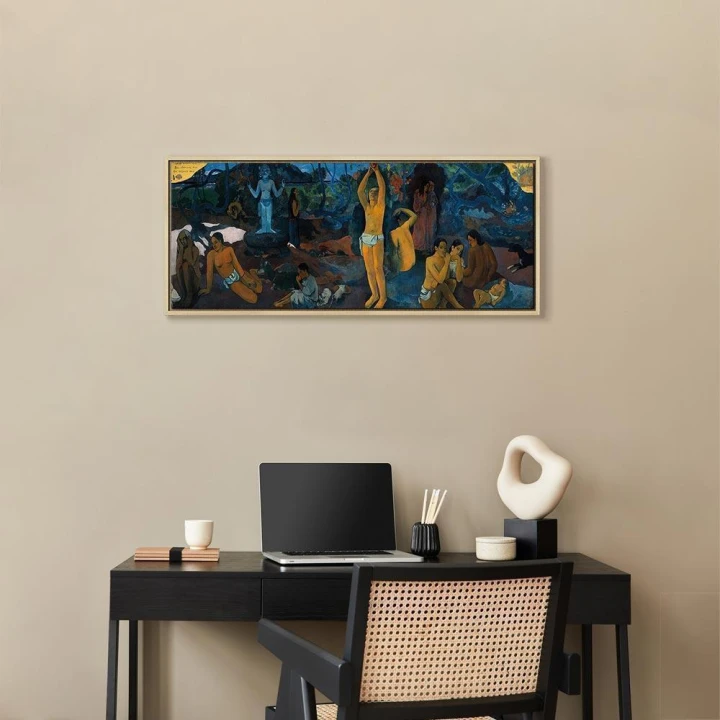 Obraz - Paul Gauguin – Skąd przyszliśmy? Kim jesteśmy? Dokąd idziemy?