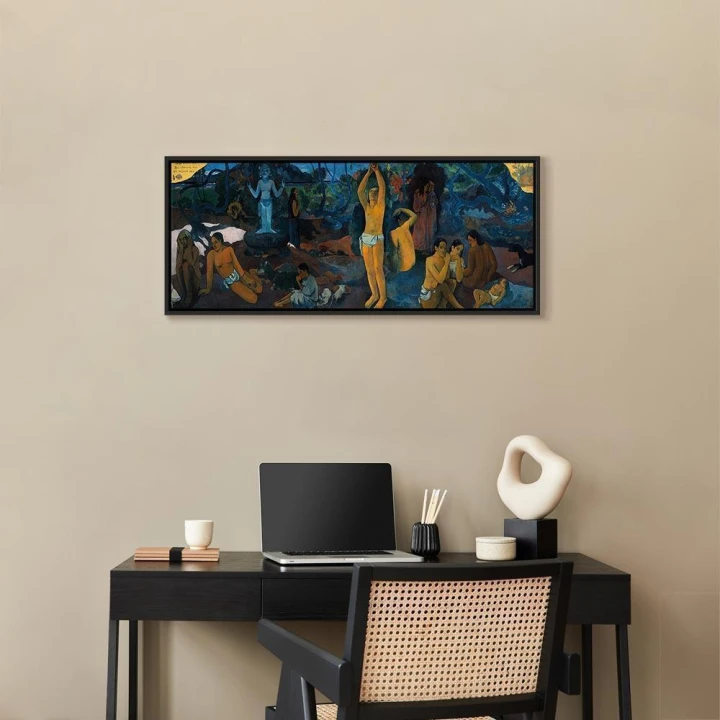 Obraz - Paul Gauguin – Skąd przyszliśmy? Kim jesteśmy? Dokąd idziemy?