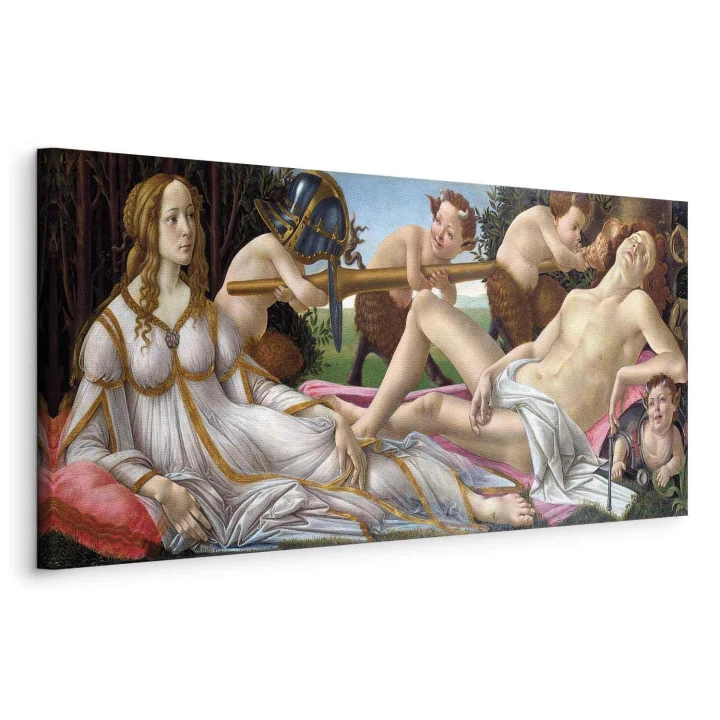 Obraz - Sandro Botticelli – Wenus i Mars