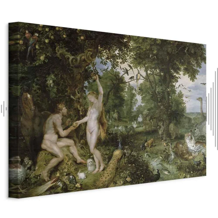 Obraz - Peter Paul Rubens – Ogród Eden z Upadkiem człowieka