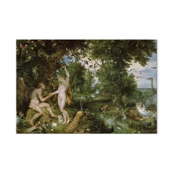 Obraz - Peter Paul Rubens – Ogród Eden z Upadkiem człowieka