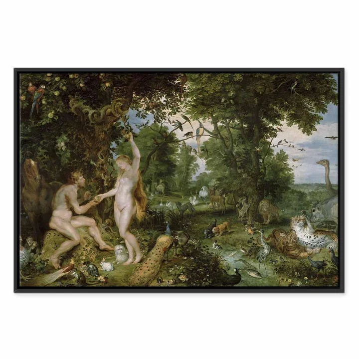 Obraz - Peter Paul Rubens – Ogród Eden z Upadkiem człowieka
