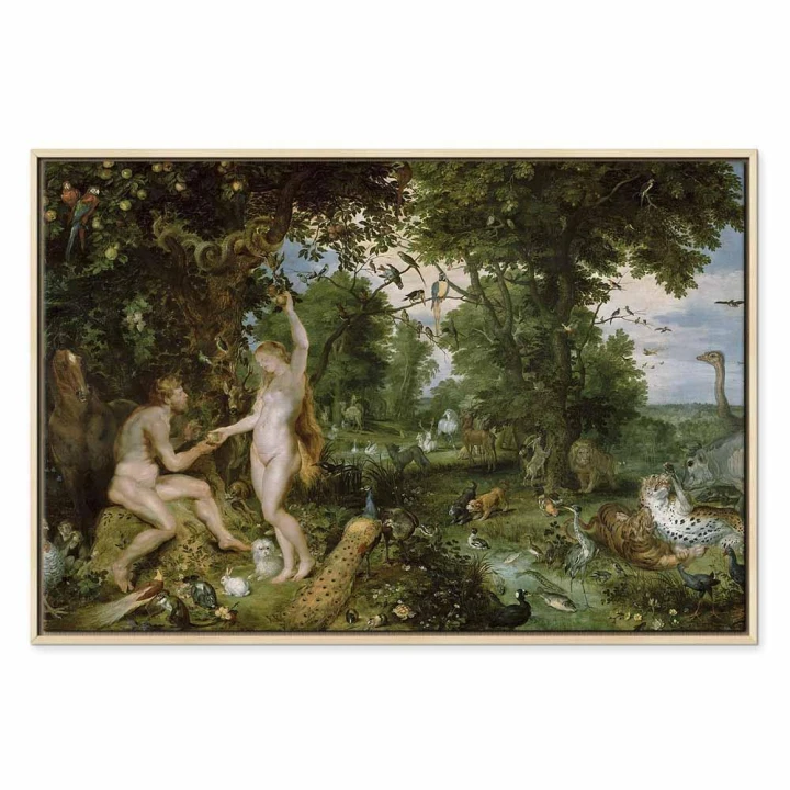 Obraz - Peter Paul Rubens – Ogród Eden z Upadkiem człowieka