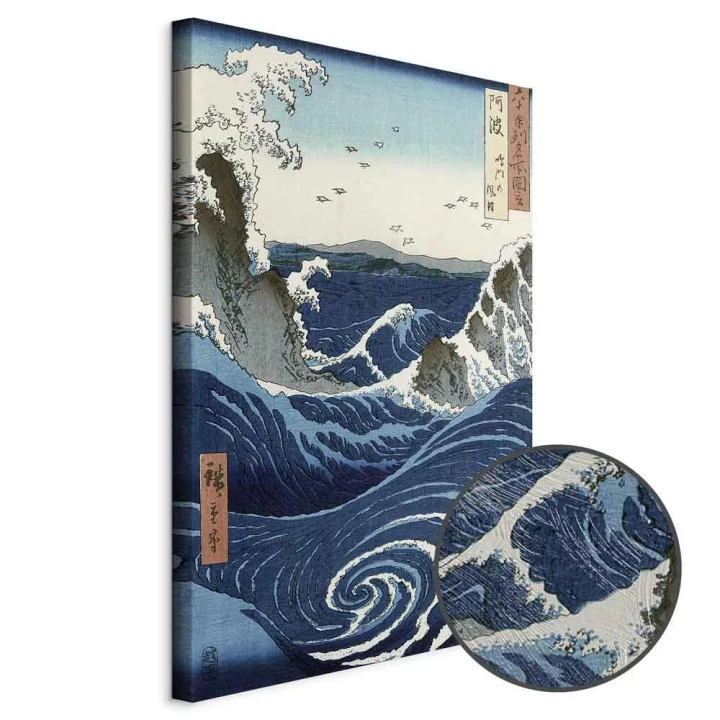 Obraz - Utagawa Hiroshige – Widok na wiry Naruto w Awa