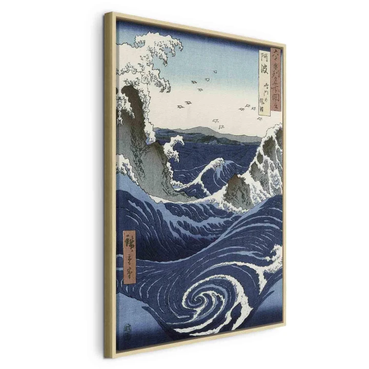 Obraz - Utagawa Hiroshige – Widok na wiry Naruto w Awa