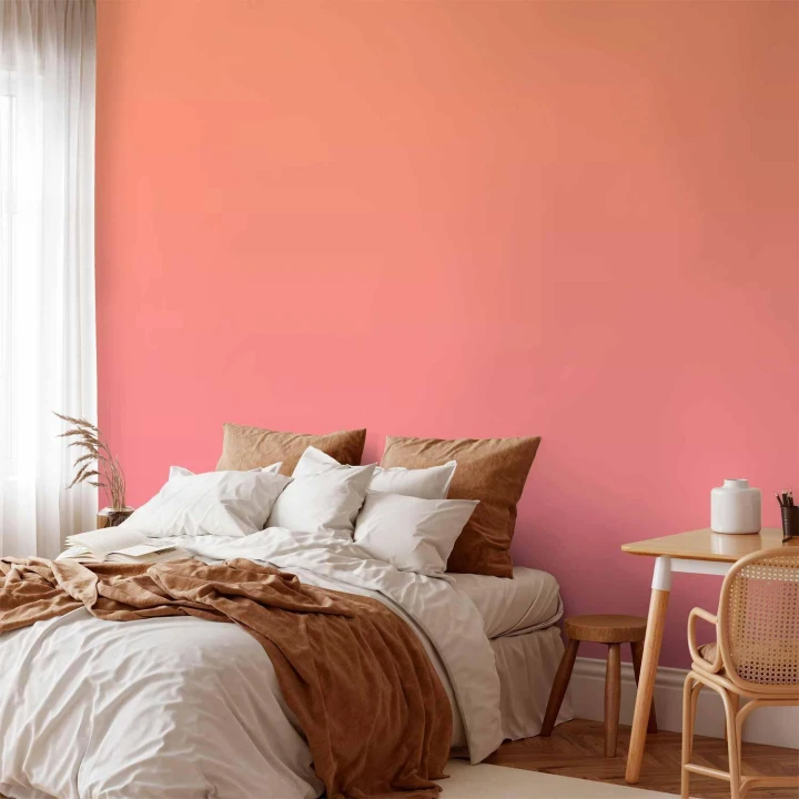 Fototapeta - Ciepły Zachód - gradientowe tło od pomarańczowego do różowego