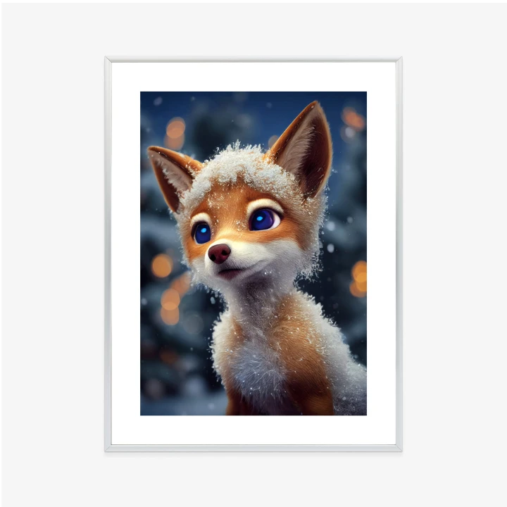 Plakat Red Fox In The Snow