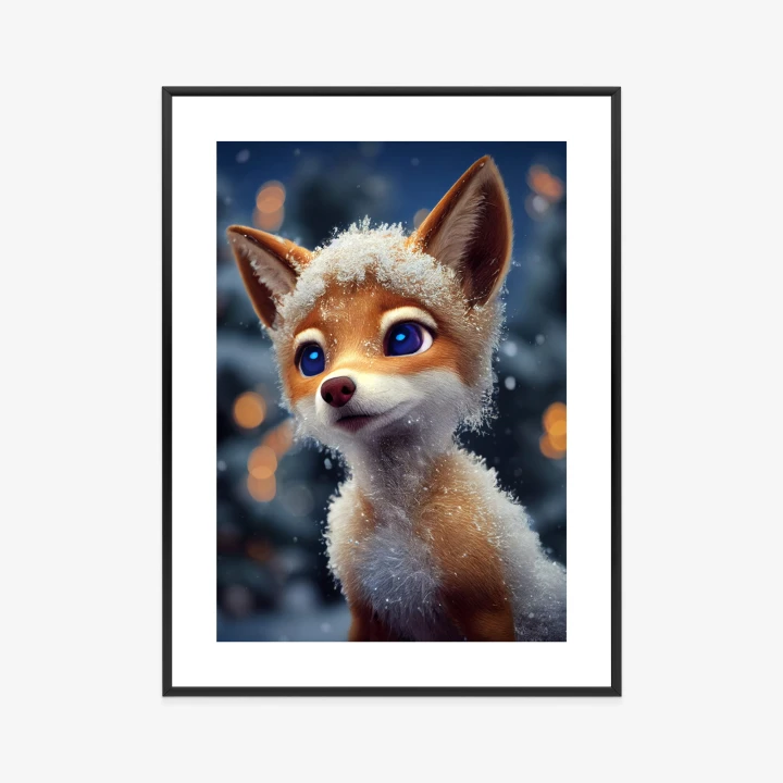 Plakat Red Fox In The Snow