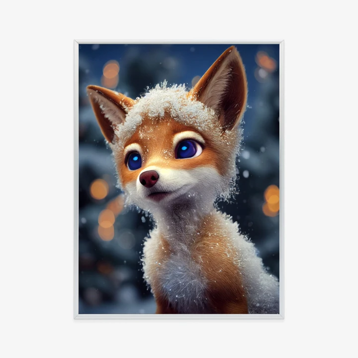 Plakat Red Fox In The Snow