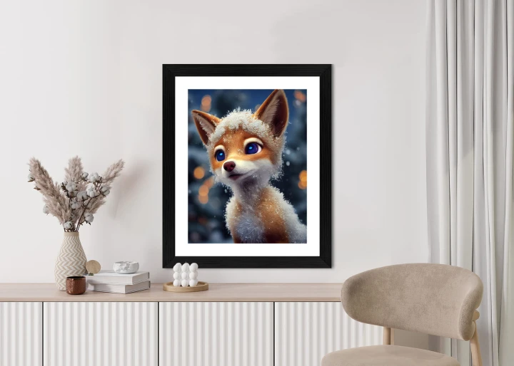 Plakat Red Fox In The Snow