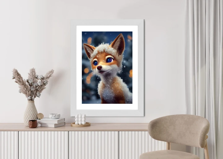 Plakat Red Fox In The Snow