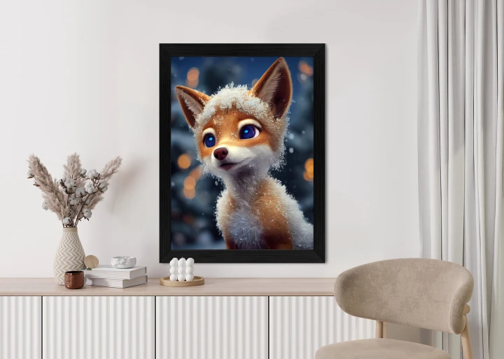 Plakat Red Fox In The Snow