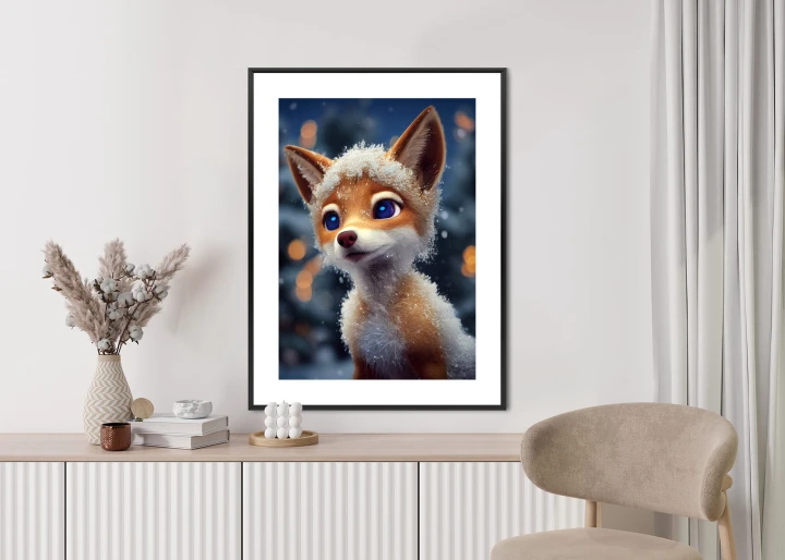 Plakat Red Fox In The Snow