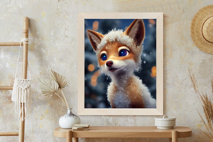 Plakat Red Fox In The Snow