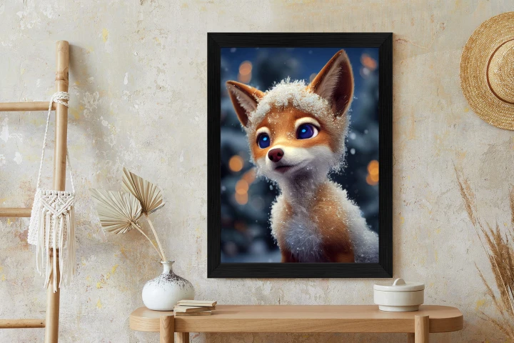 Plakat Red Fox In The Snow