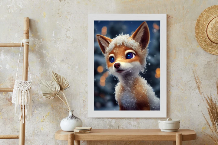 Plakat Red Fox In The Snow