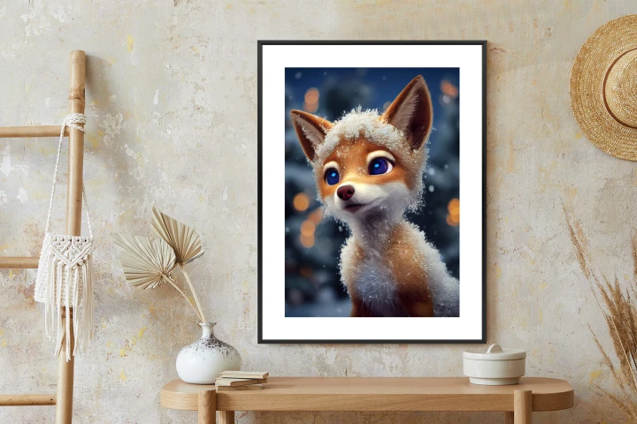 Plakat Red Fox In The Snow