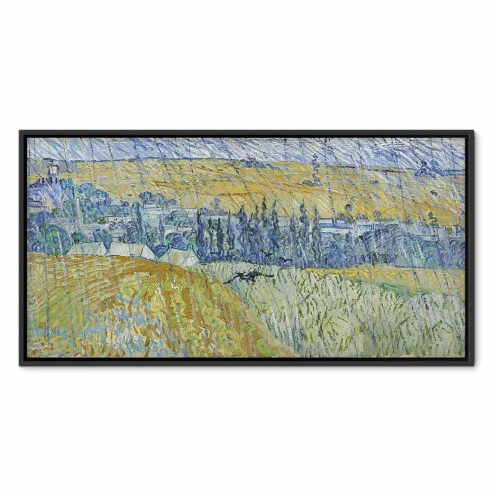 Obraz - Vincent Van Gogh – Pejzaż Auvers w deszczu