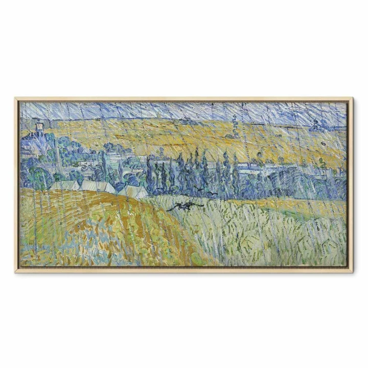 Obraz - Vincent Van Gogh – Pejzaż Auvers w deszczu