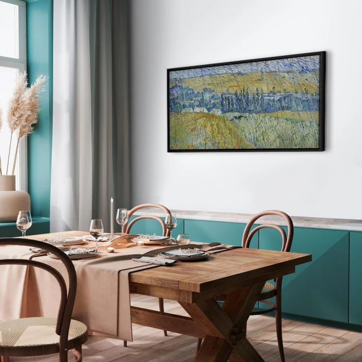 Obraz - Vincent Van Gogh – Pejzaż Auvers w deszczu