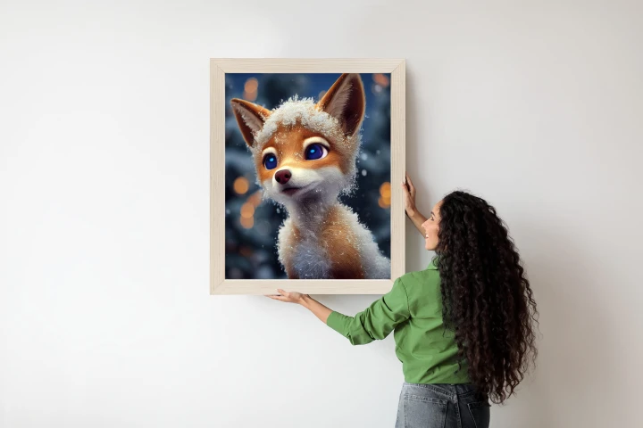 Plakat Red Fox In The Snow