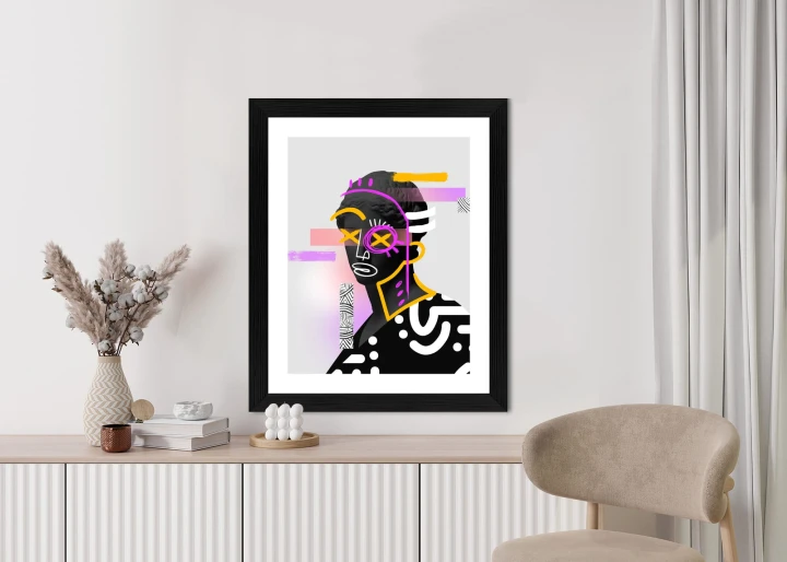 Plakat Antyczna Rzeźba Surrealistyczny Kolaż Współczesny
