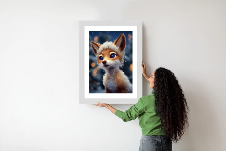 Plakat Red Fox In The Snow