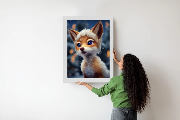 Plakat Red Fox In The Snow